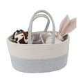 Diaper Caddy Organizer Large Cotton Rope Nursery