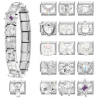 DIY Stainless Steel Bracelet Charm Components