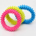 Dog Chew Toy Tpr Spiky Circle Ring