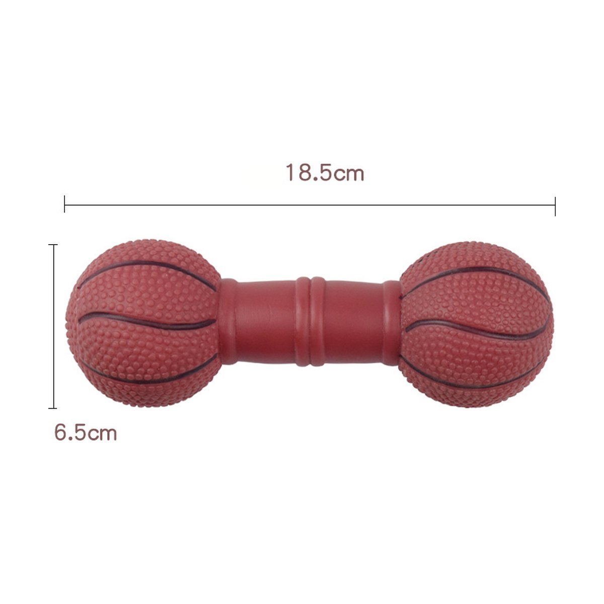 Dog Toys Football Dumbbell Shaped Squeeze Squeaky