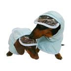 Dog Waterproof Hooded Poncho Raincoat