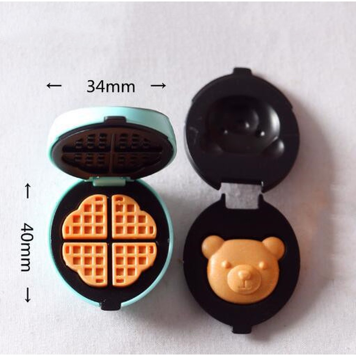 Dollhouse Kitchen Mini Toaster Miniature Food Toy