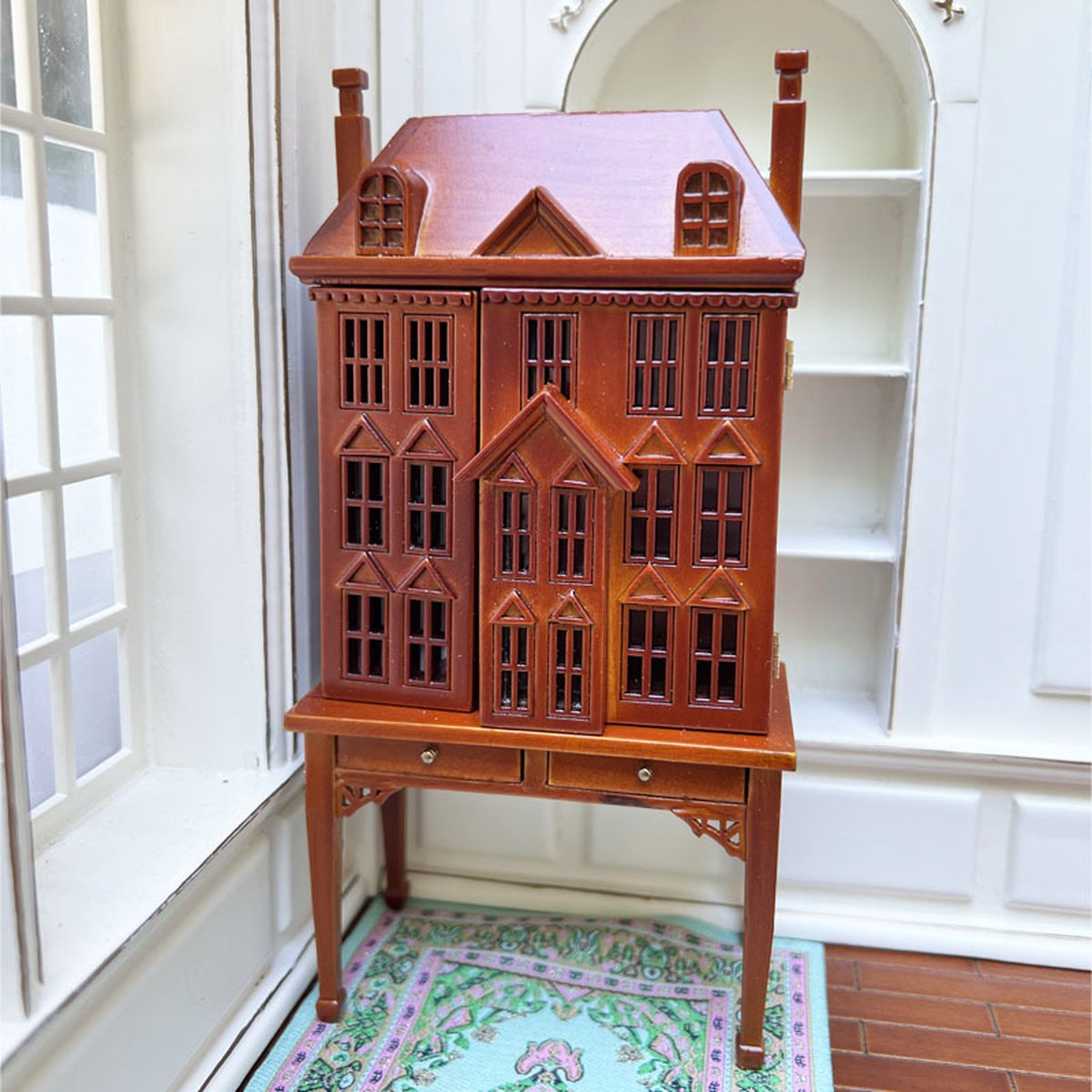 Dollhouse Mini Model Toy Bookcase
