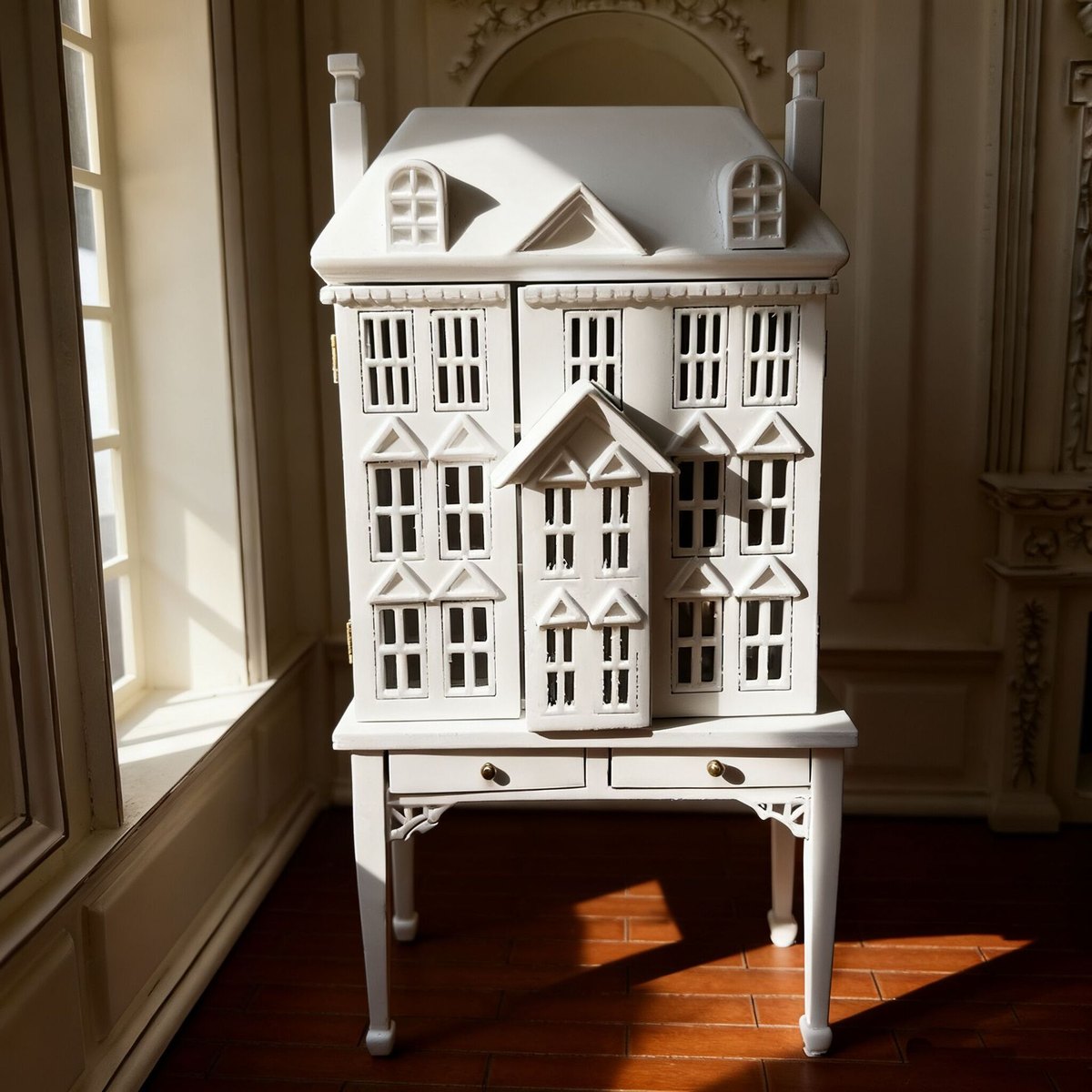 Dollhouse Mini Model Toy Bookcase