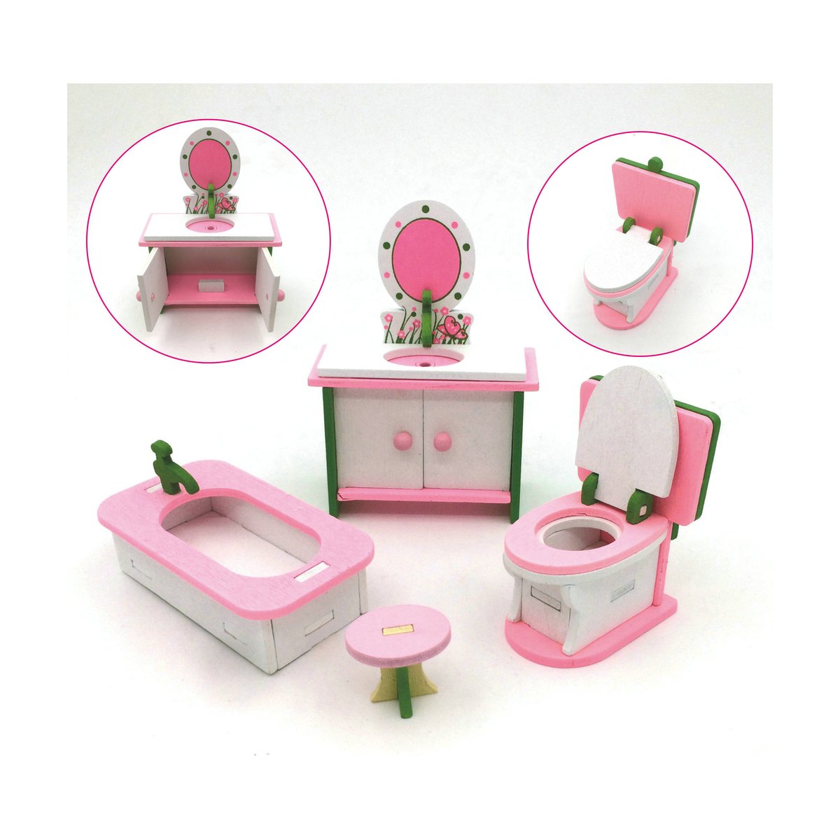 Dollhouse Miniature Bathroom