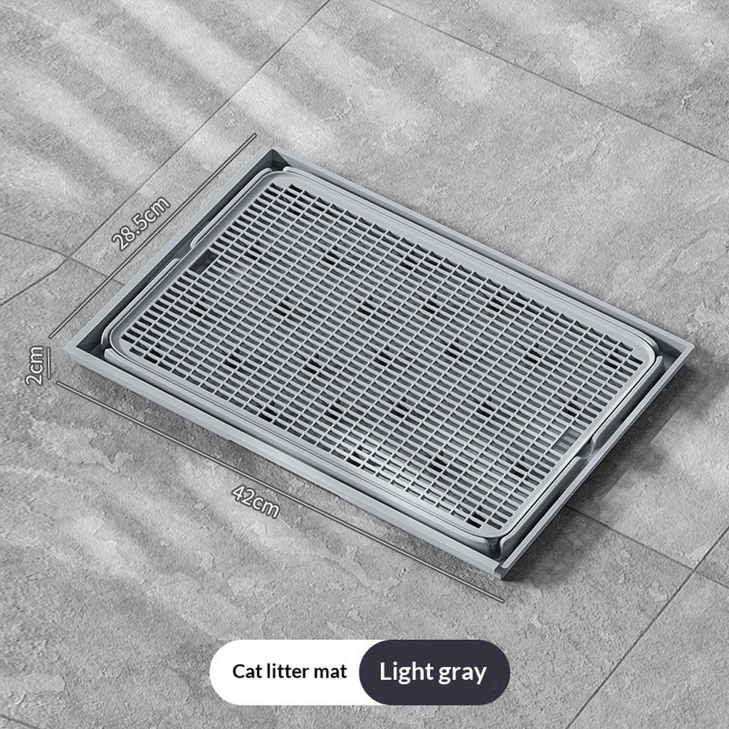 Double-layer Connectable Cat Litter Mat