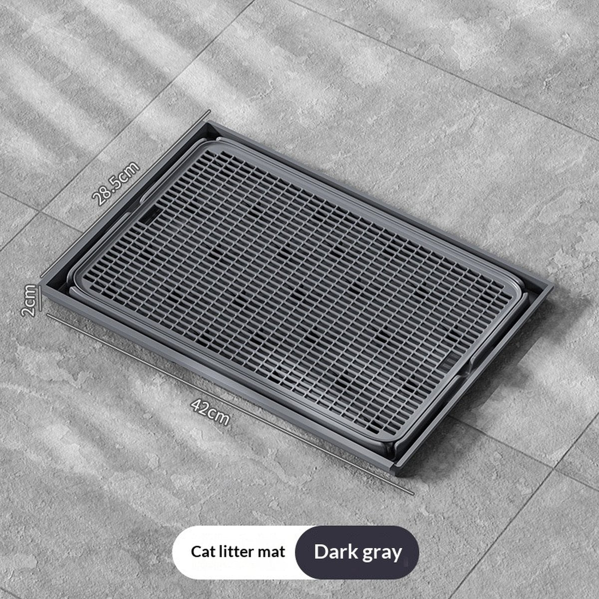 Double-layer Connectable Cat Litter Mat
