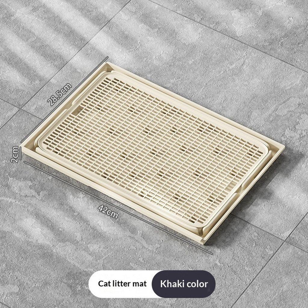 Double-layer Connectable Cat Litter Mat