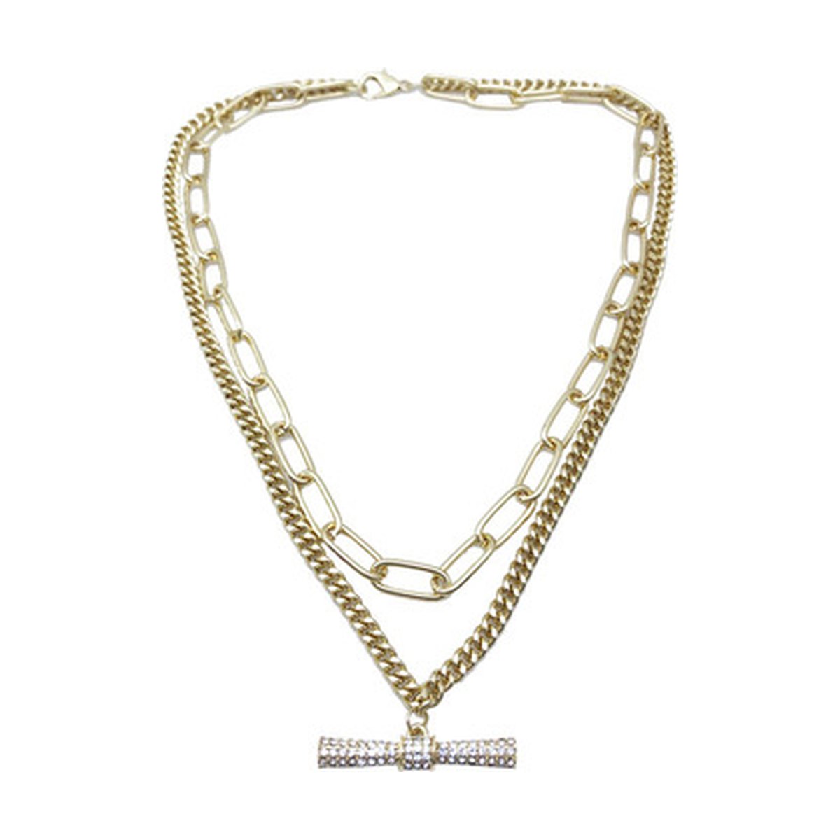 Double Layered Sweater Necklace