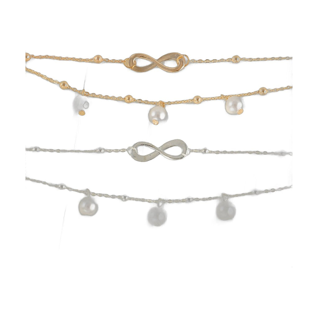 Double Pearl Anklet