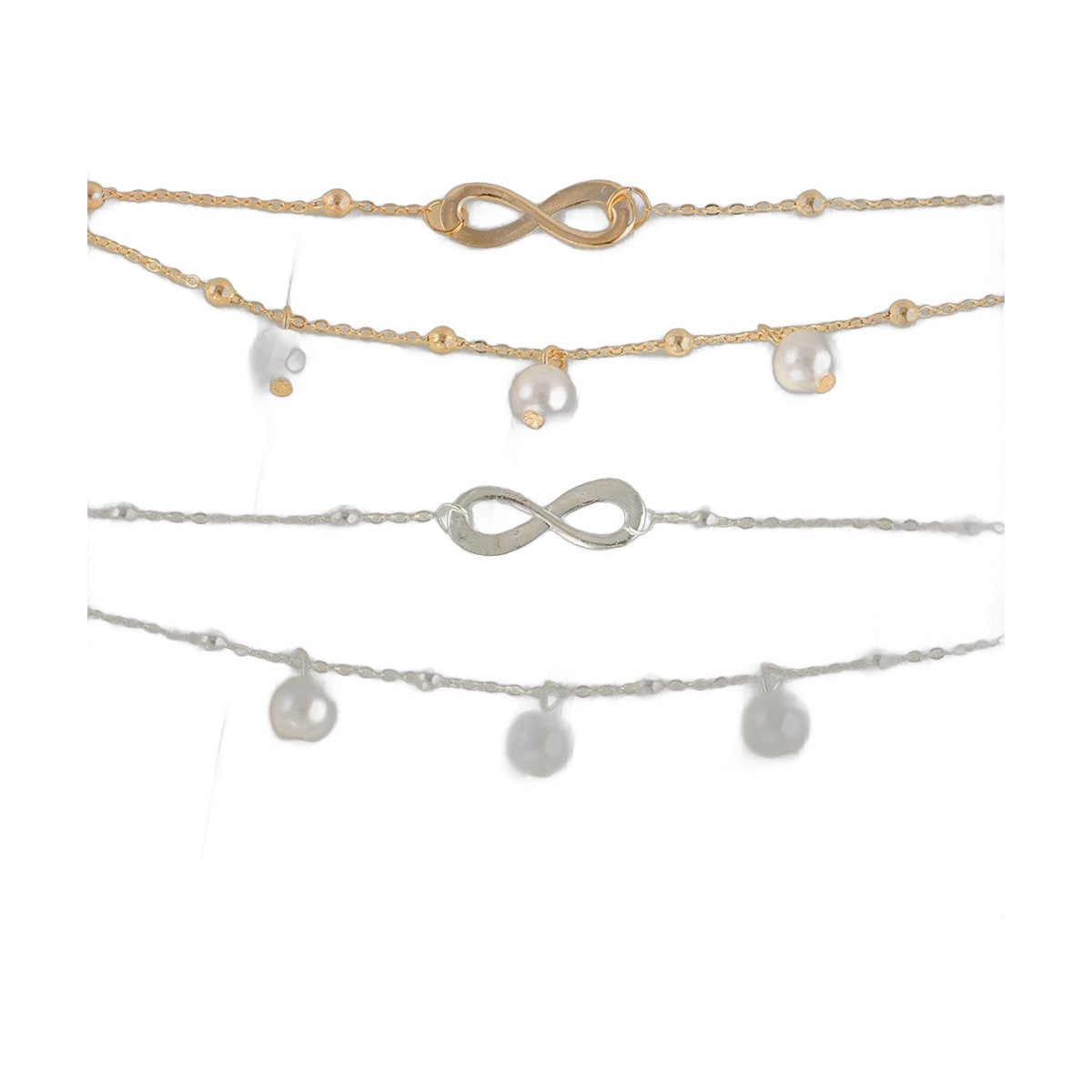 Double Pearl Anklet
