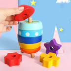 Double Rainbow Stacking Tower