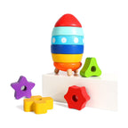 Double Rainbow Stacking Tower