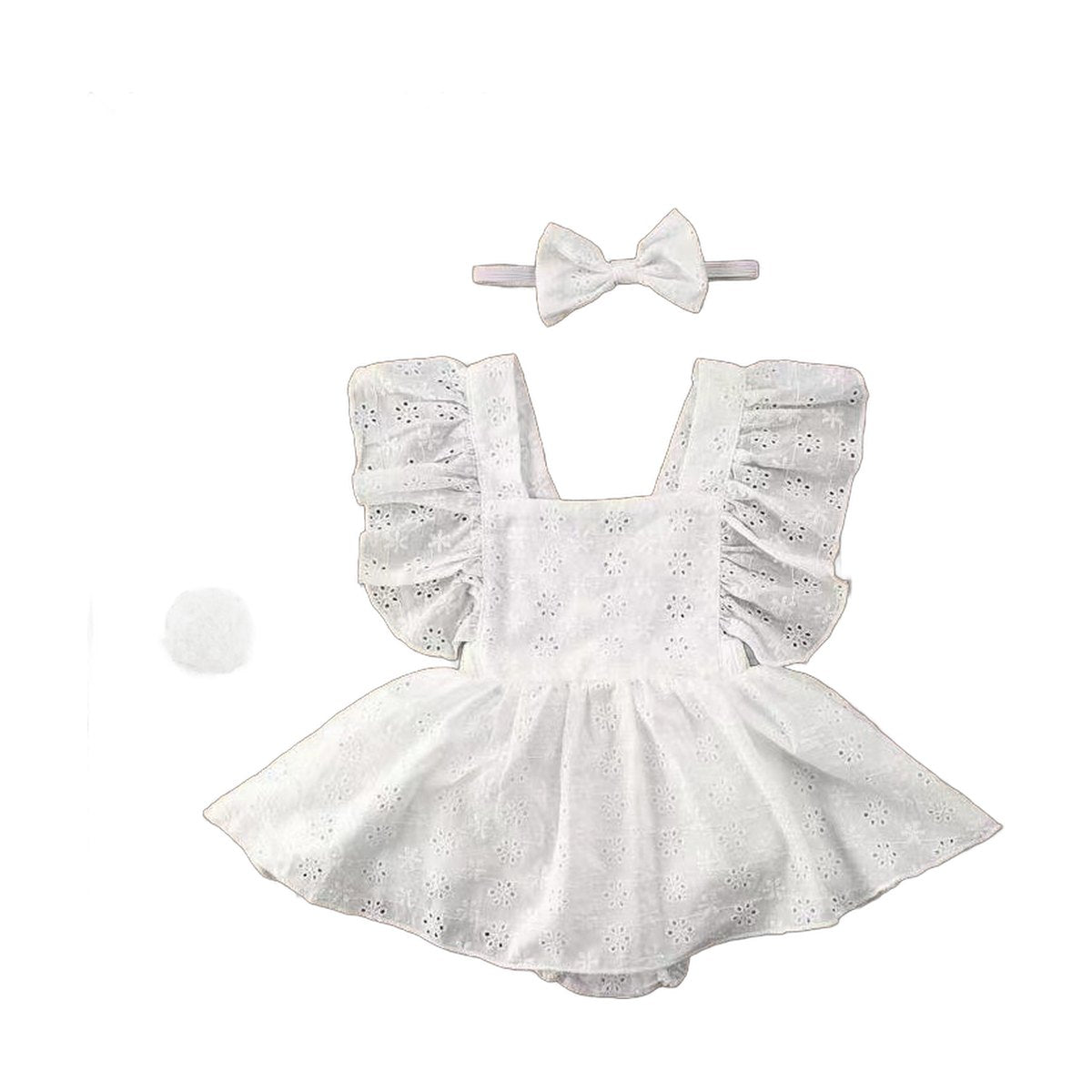 Dress Onesie Baby Solid Color