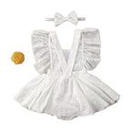 Dress Onesie Baby Solid Color