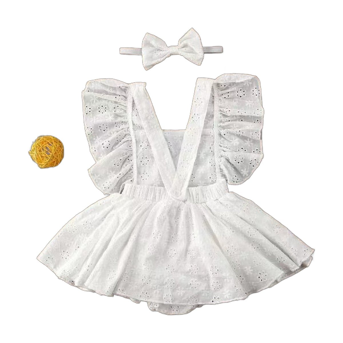 Dress Onesie Baby Solid Color