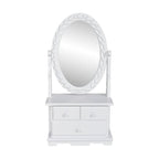 Dressing Table Oval Swivel Mirror Mdf