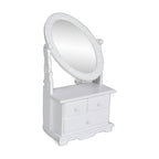 Dressing Table Oval Swivel Mirror Mdf