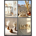 Dried Flower Bouquet, White Mix