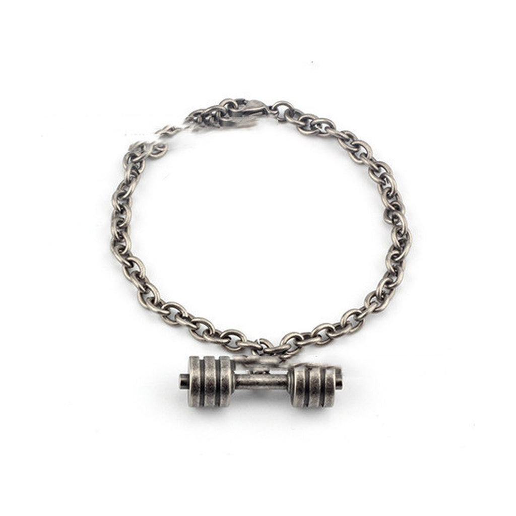 Dumbbell Charm Bracelet