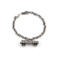 Dumbbell Charm Bracelet
