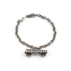 Dumbbell Charm Bracelet