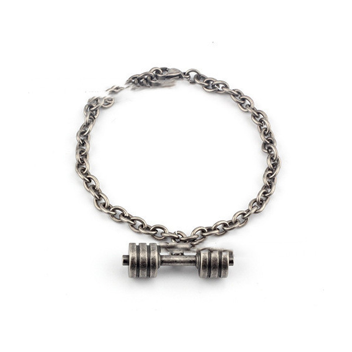 Dumbbell Charm Bracelet