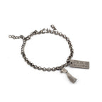Dumbbell Charm Bracelet