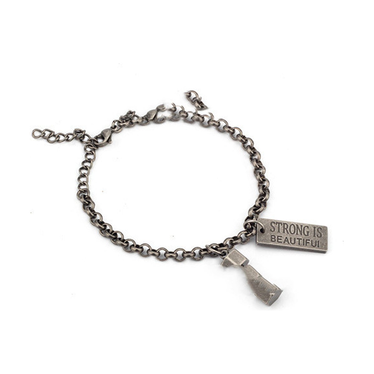 Dumbbell Charm Bracelet