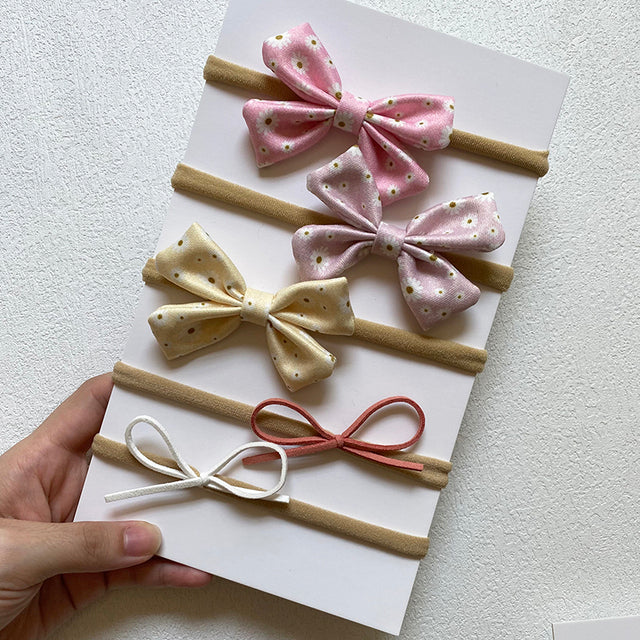 Baby Bow Headband Set (5 pcs)