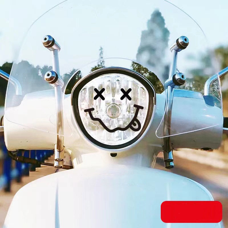Electric Motorcycle Headlamp Sticker