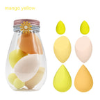 Foreign Trade Makeup Puff 7 Pcs Canned