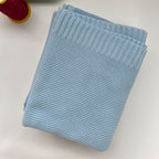 Knitted Cotton Swaddle with Overlock Edge