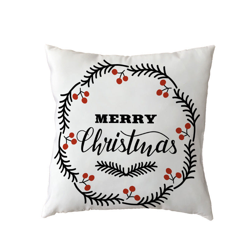Christmas Ball and Tree Pillow Cover