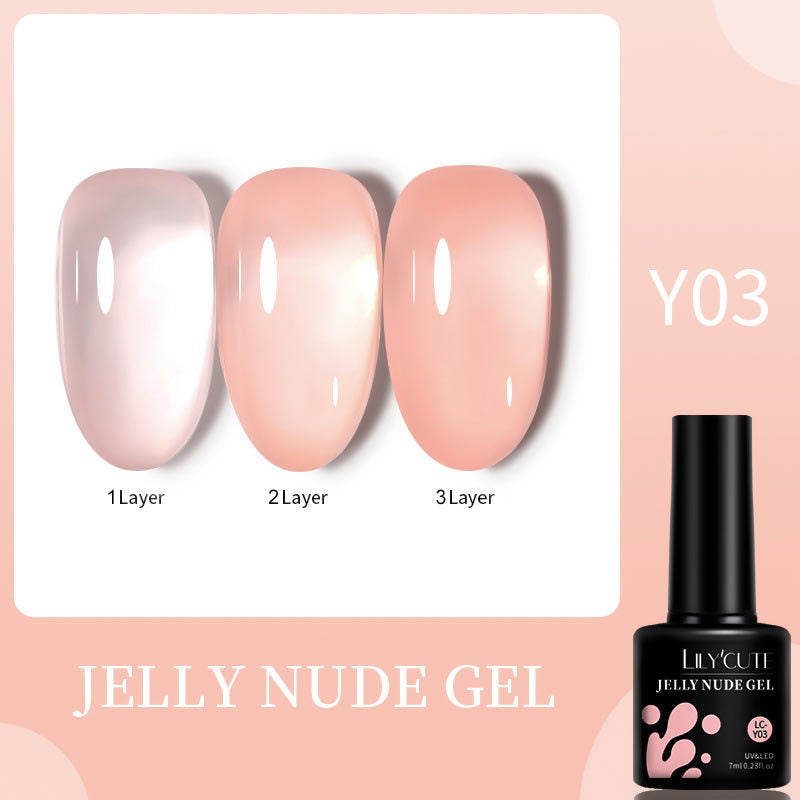 LILYCUTE Amber Jelly Gel Polish – 19 Shades