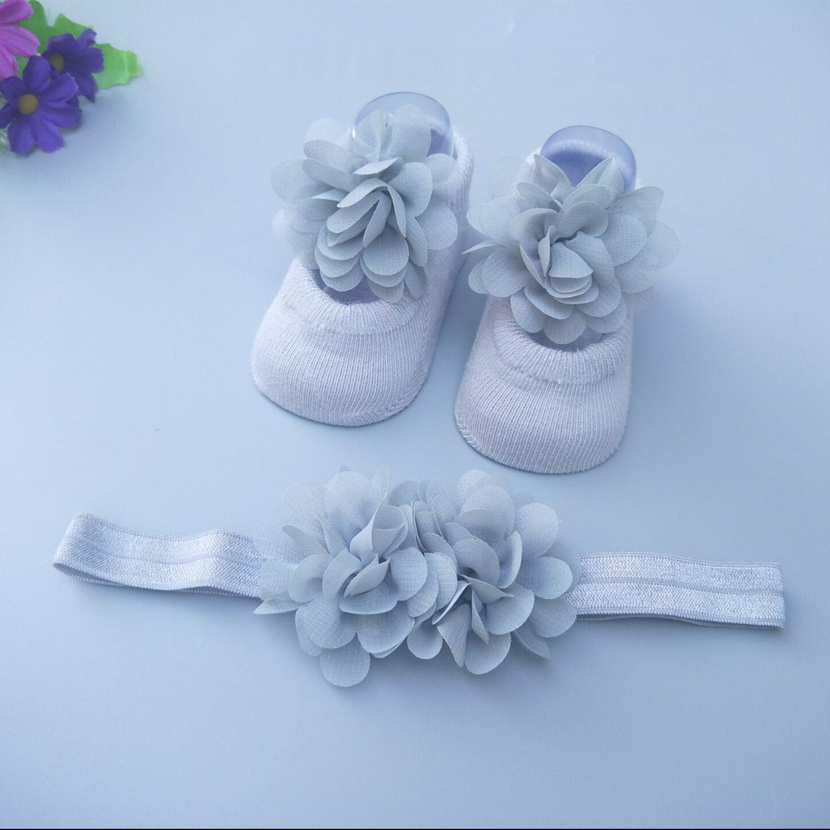 Baby Socks Headband Gift Box