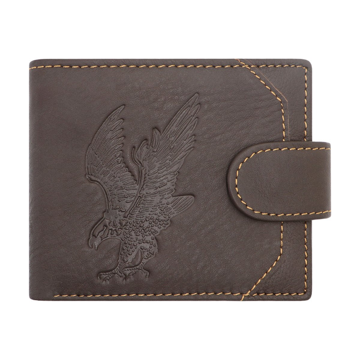 Eagle Hand-polished High-end First Layer Cowhide Wallet
