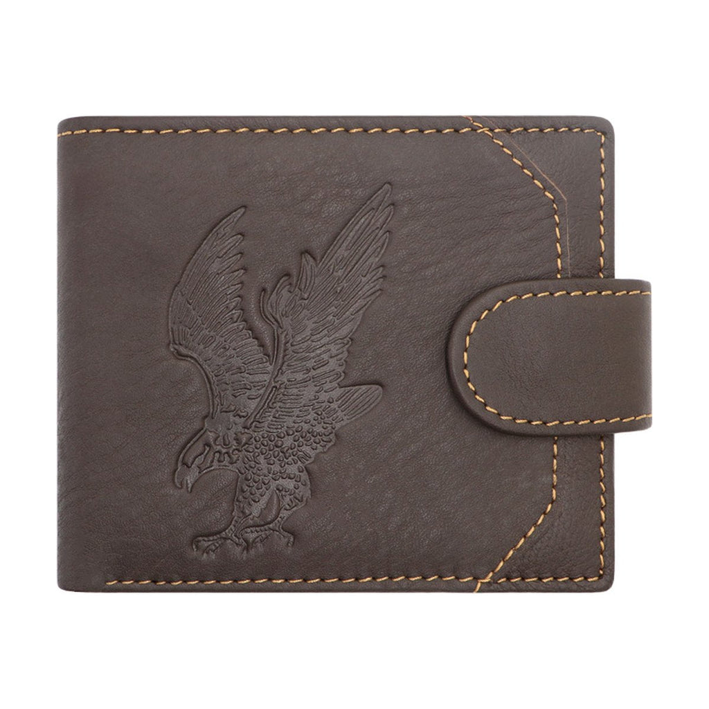 Eagle Hand-polished High-end First Layer Cowhide Wallet