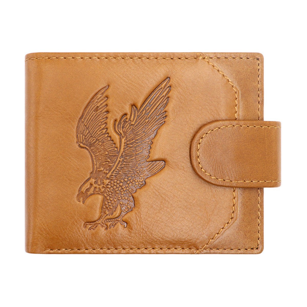 Eagle Hand-polished High-end First Layer Cowhide Wallet