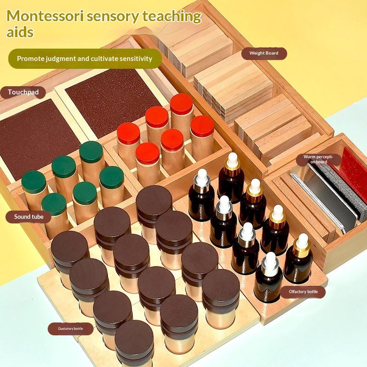 Early Childhood Sensory Training Toy Tactile Board