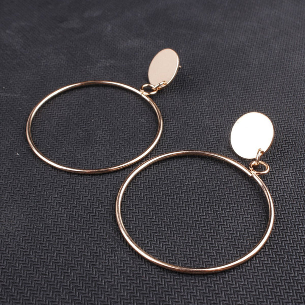 Earrings Japanese Large Circle