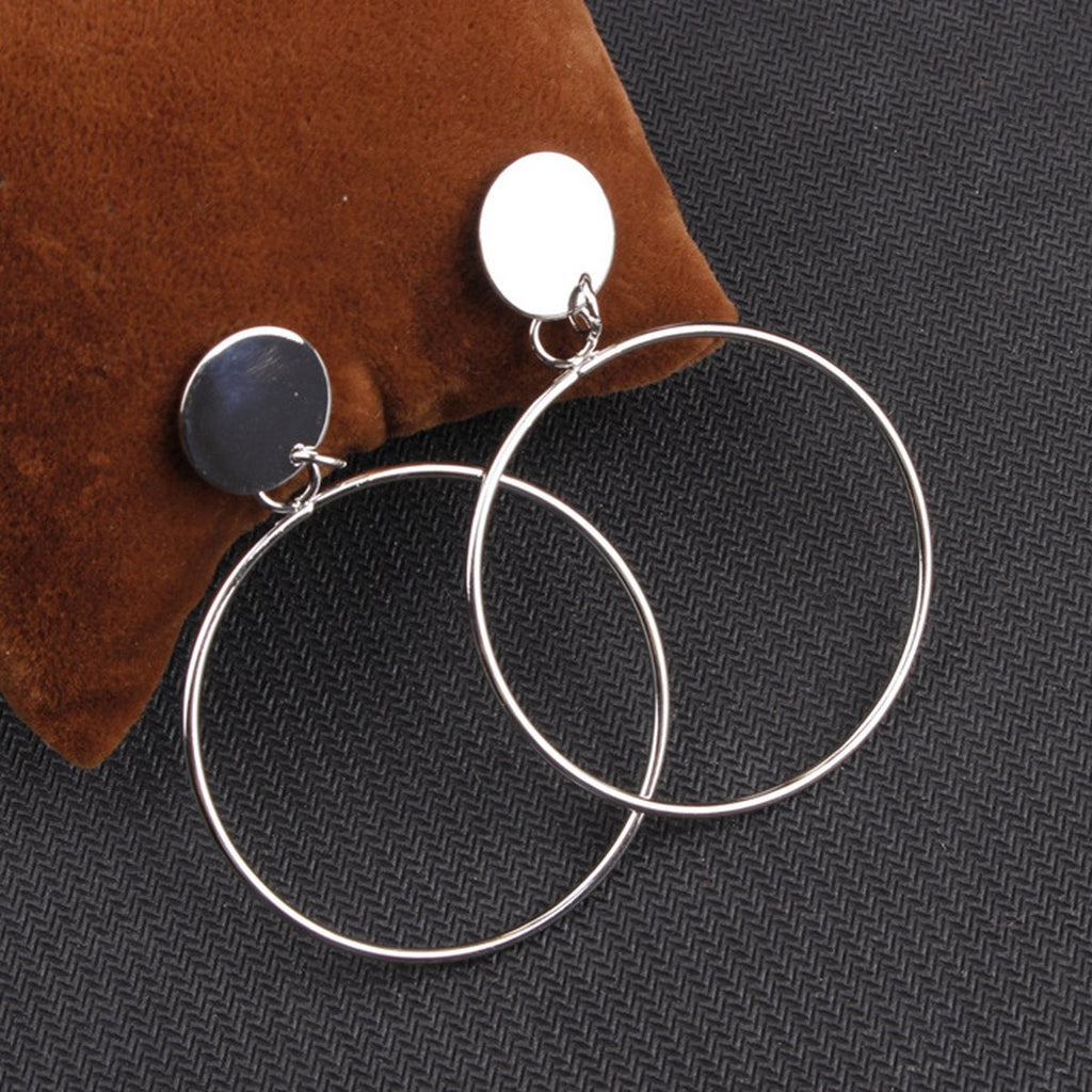 Earrings Japanese Large Circle