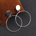 Earrings Japanese Large Circle