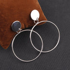 Earrings Japanese Large Circle