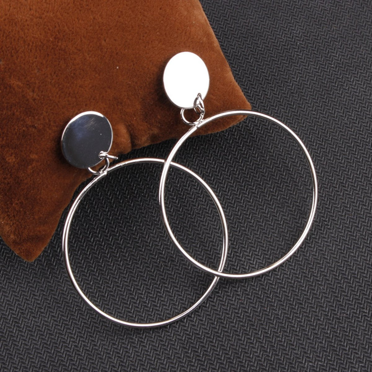 Earrings Japanese Large Circle