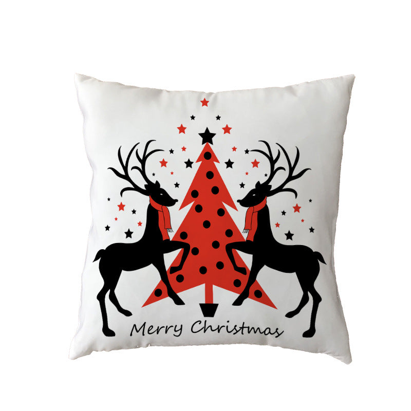 Christmas Ball and Tree Pillow Cover