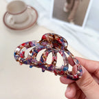 - Acetate Lantern Hair Clip Pumpkin-shaped Claw