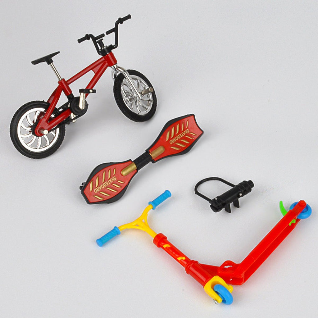 Educational Toy Finger Bicycle Skateboard Set