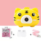 Electric Bubble Machine Toy Heart Children Cartoon