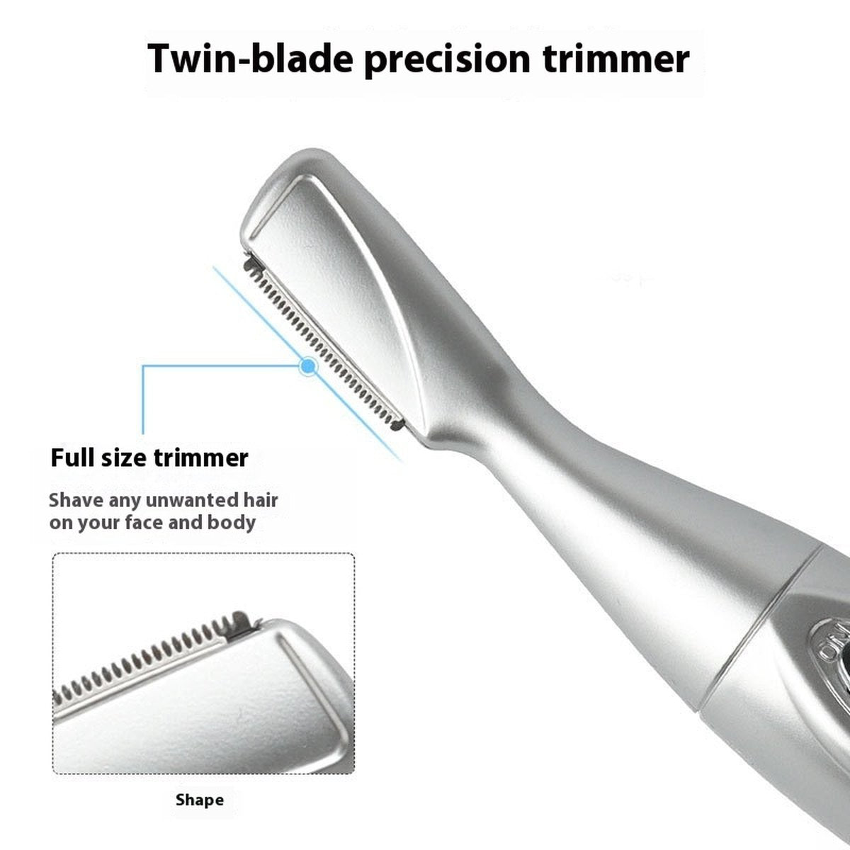 Electric Eyebrow Razor Wireless Dry Battery Shaver